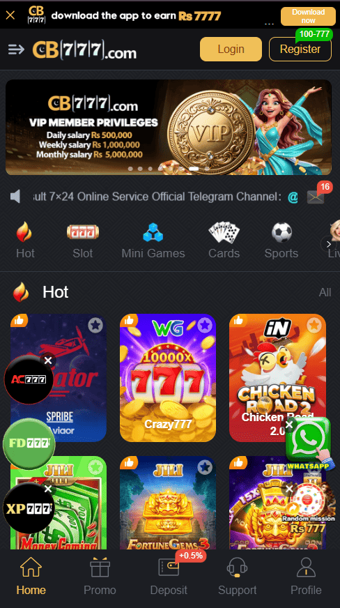 CB777 Game slots featuring a variety of exciting slot games