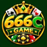 666C Game logo in metallic blue and silver design