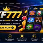 XF777 Game logo with gold and white XF777 branding