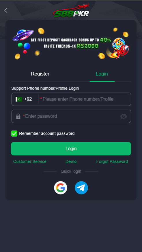 Game login section helps registered users access their accounts using their login details. Always use the official, verified website and keep your password and personal information private.