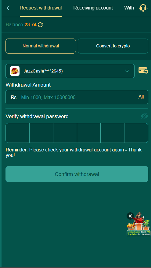 PK365 Game withdrawal image featuring payment transaction graphics and a mobile withdrawal interface.